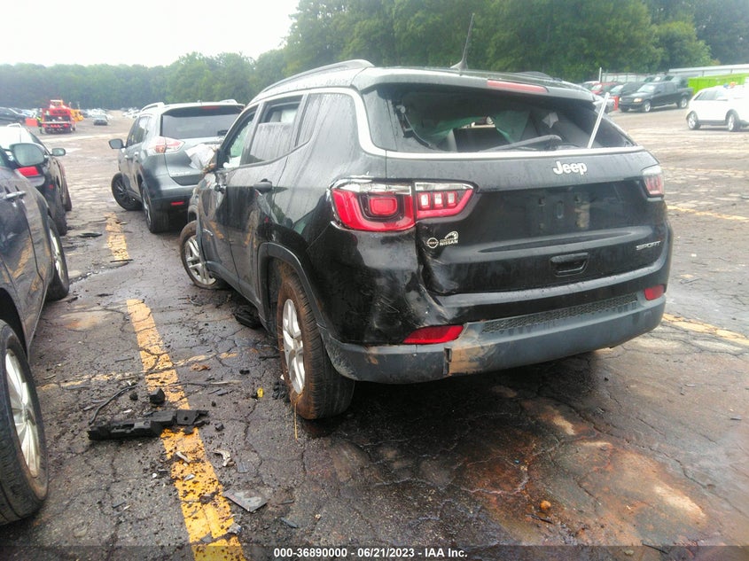 VIN 3C4NJCAB3KT763107 2019 JEEP COMPASS SPORT