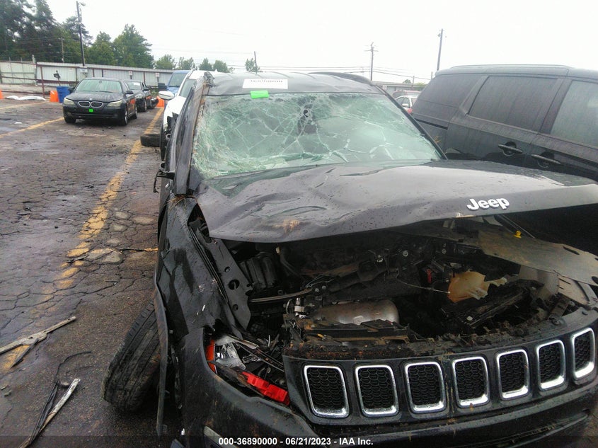 VIN 3C4NJCAB3KT763107 2019 JEEP COMPASS SPORT