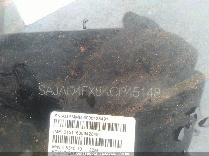 2019 JAGUAR XE 25T PREMIUM - SAJAD4FX8KCP45148
