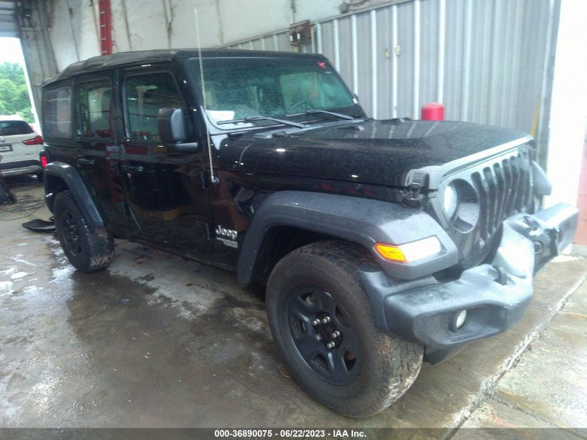 2018 JEEP WRANGLER UNLIMITED SPORT - 1C4HJXDNXJW305700