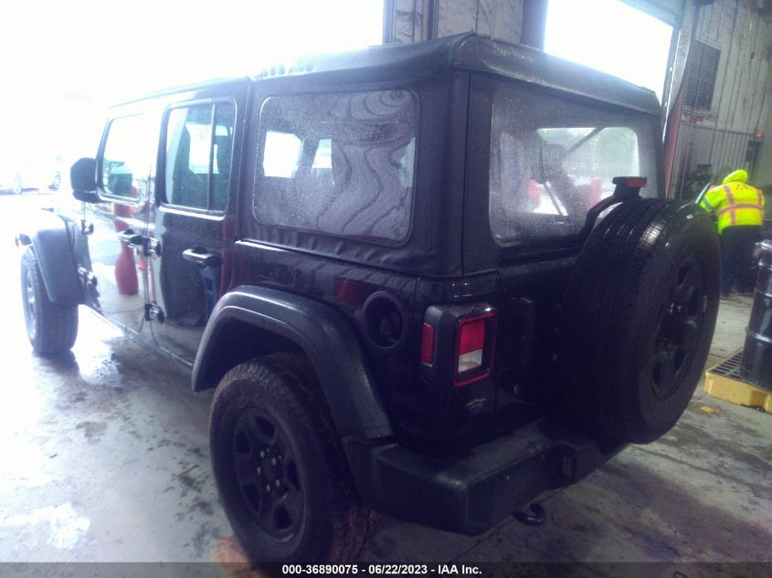 2018 JEEP WRANGLER UNLIMITED SPORT - 1C4HJXDNXJW305700