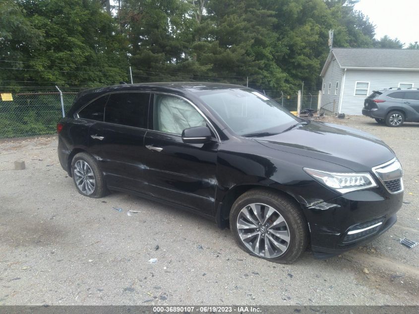 2014 ACURA MDX TECH PKG - 5FRYD4H42EB003723