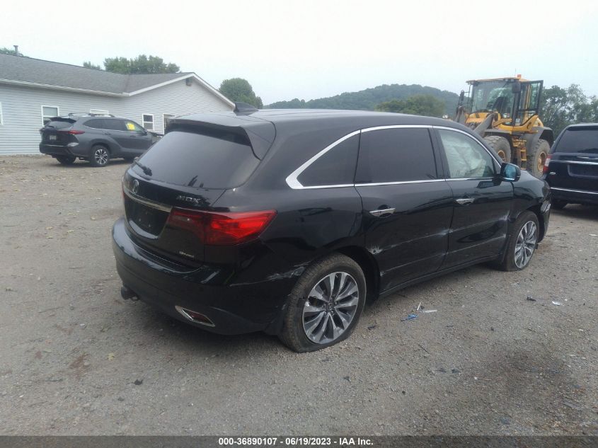 2014 ACURA MDX TECH PKG - 5FRYD4H42EB003723