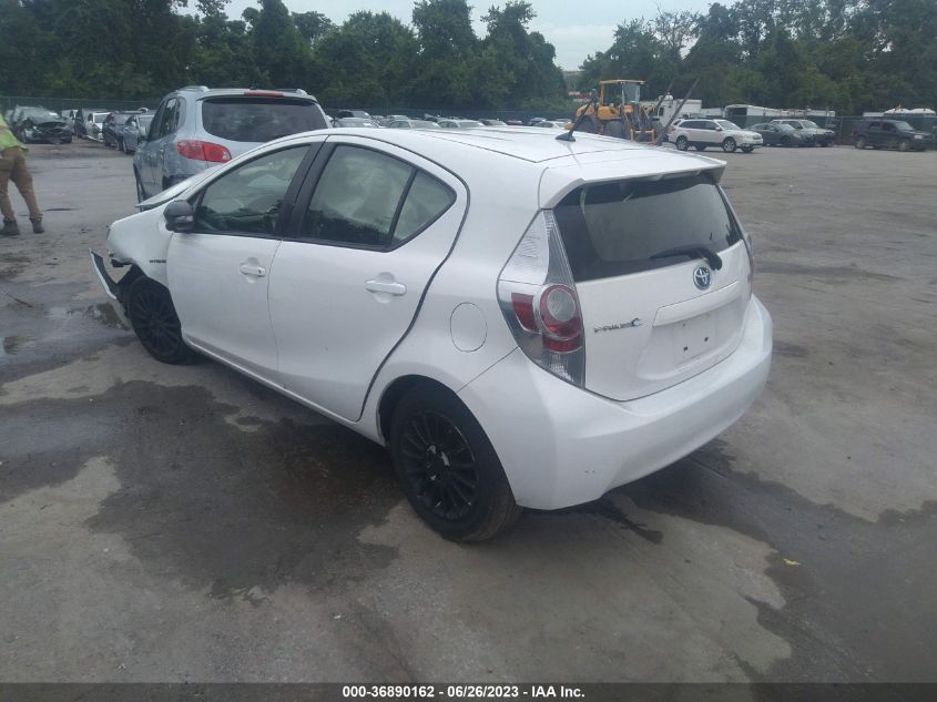 2013 TOYOTA PRIUS C ONE/TWO/THREE/FOUR - JTDKDTB34D1549187