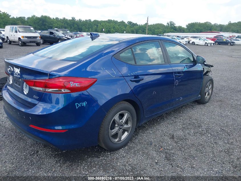 2018 HYUNDAI ELANTRA ECO - 5NPD94LA7JH357764