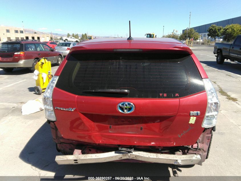 2013 TOYOTA PRIUS V TWO/THREE/FIVE - JTDZN3EU5D3253163
