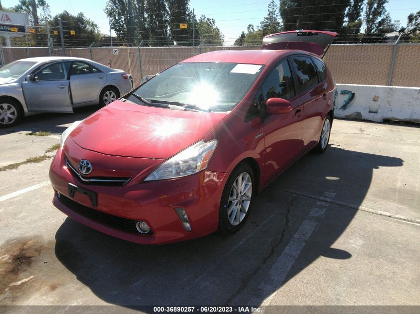 2013 TOYOTA PRIUS V TWO/THREE/FIVE - JTDZN3EU5D3253163