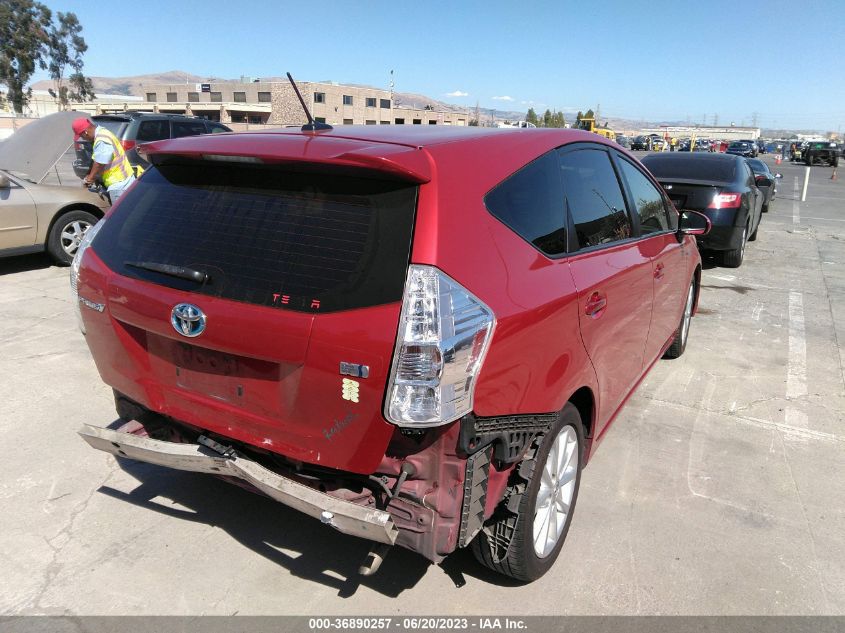 2013 TOYOTA PRIUS V TWO/THREE/FIVE - JTDZN3EU5D3253163