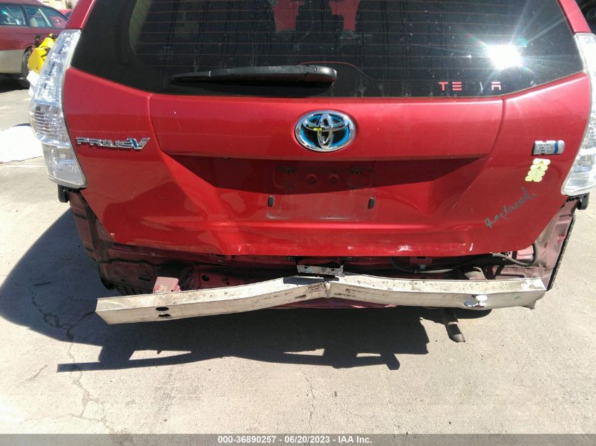 2013 TOYOTA PRIUS V TWO/THREE/FIVE - JTDZN3EU5D3253163
