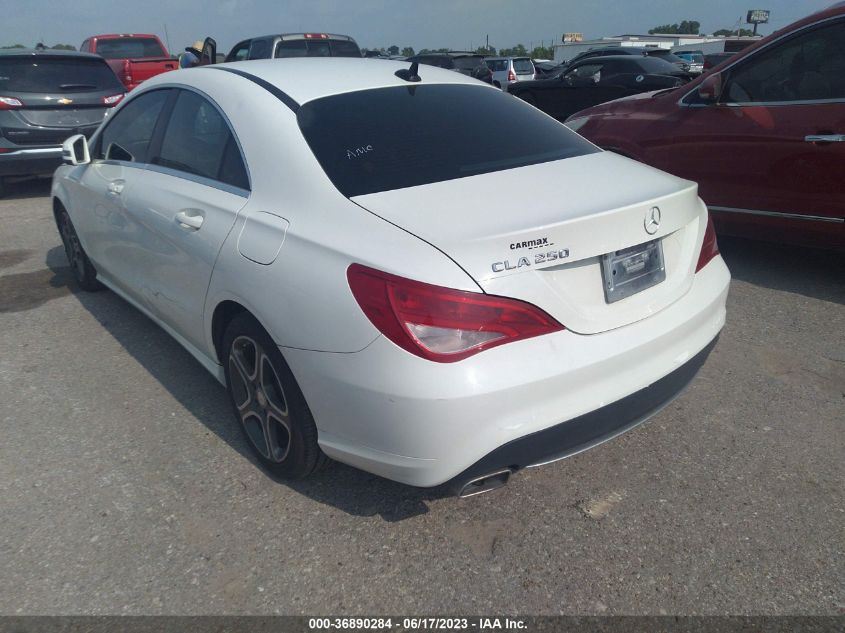 2014 MERCEDES-BENZ CLA-CLASS CLA 250 - WDDSJ4EB2EN149422