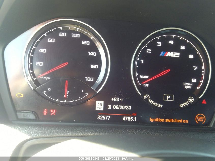 2019 BMW M2 COMPETITION WBS2U7C52K7D11545
