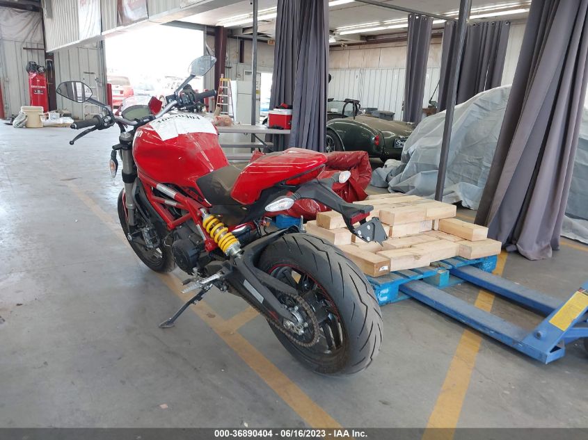 2020 DUCATI MONSTER 797+ ML0MADBM5LT003467