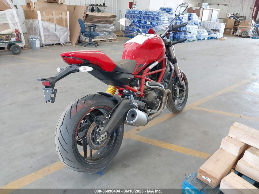 2020 DUCATI MONSTER 797+ ML0MADBM5LT003467