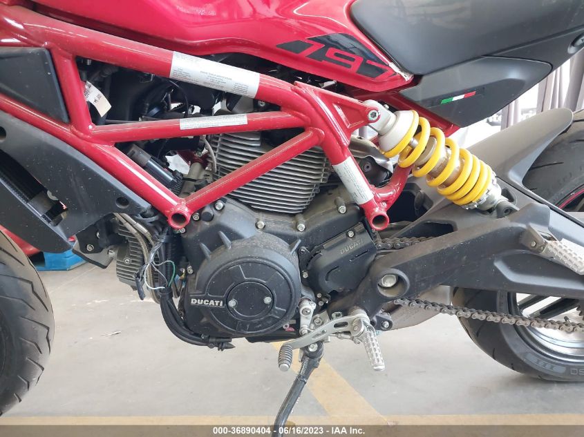 2020 DUCATI MONSTER 797+ ML0MADBM5LT003467
