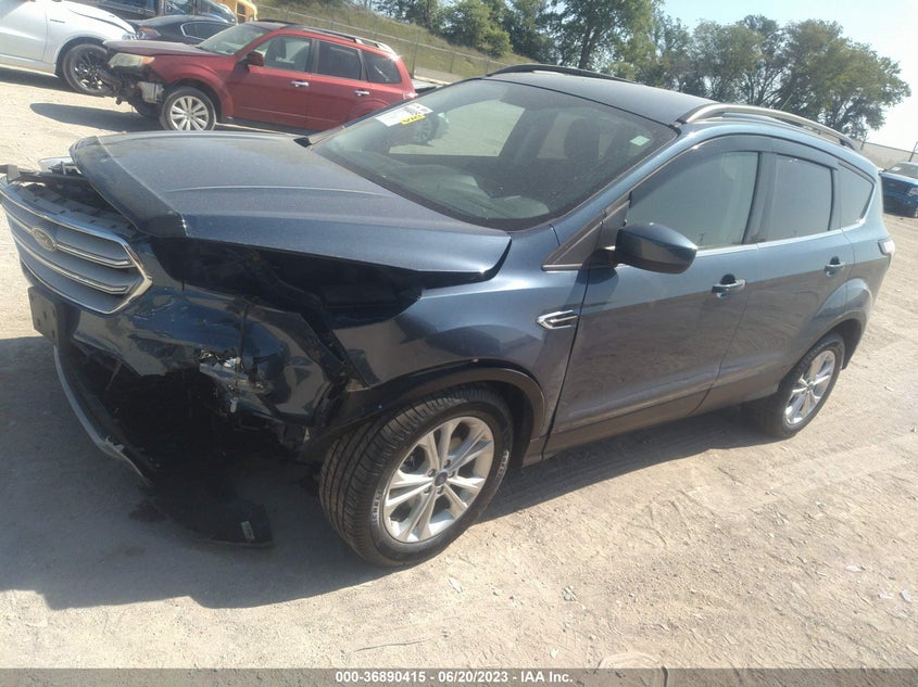 VIN 1FMCU9GD0JUB12172 2018 FORD ESCAPE SE