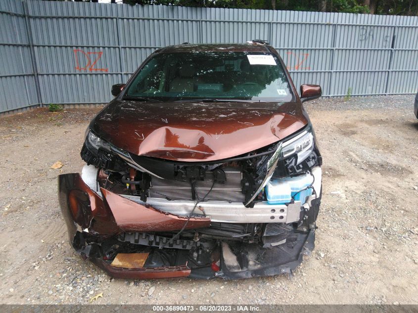 2022 TOYOTA SIENNA XLE - 5TDJSKFCXNS054809