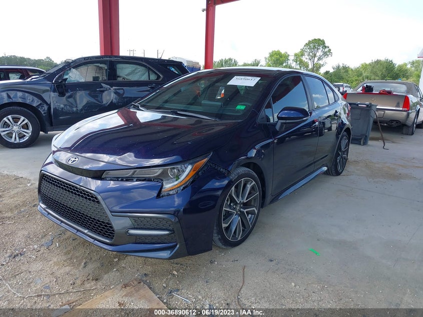VIN 5YFS4MCE3MP076559 2021 TOYOTA COROLLA SE/NIGHTSHADE/APEX SE