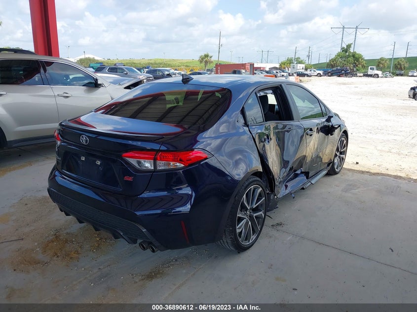 VIN 5YFS4MCE3MP076559 2021 TOYOTA COROLLA SE/NIGHTSHADE/APEX SE