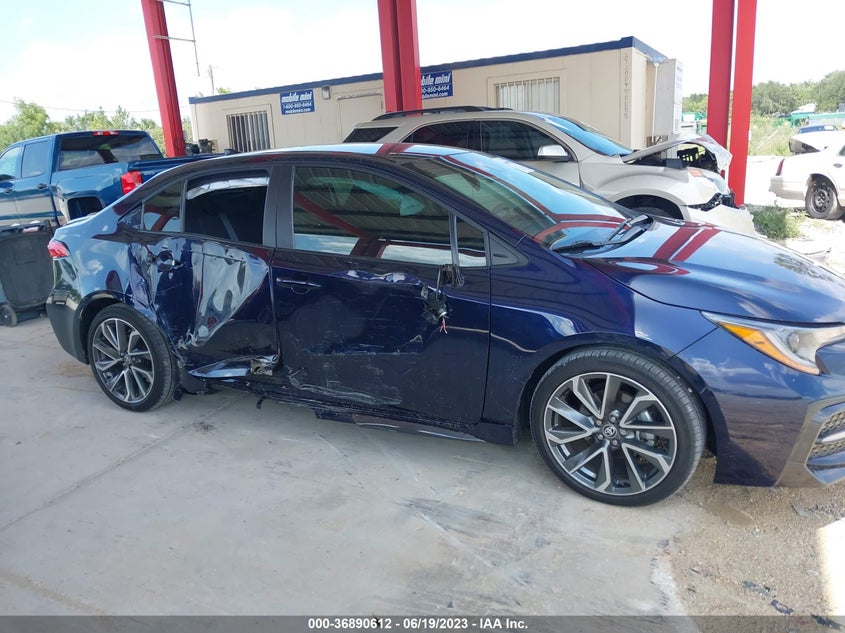 VIN 5YFS4MCE3MP076559 2021 TOYOTA COROLLA SE/NIGHTSHADE/APEX SE