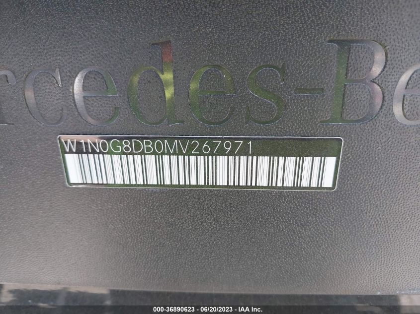 2021 MERCEDES-BENZ GLC - W1N0G8DB0MV267971