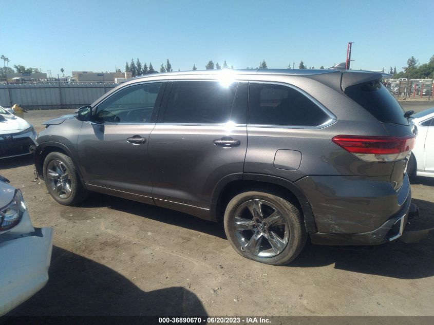 2018 TOYOTA HIGHLANDER LIMITED - 5TDYZRFH0JS268152