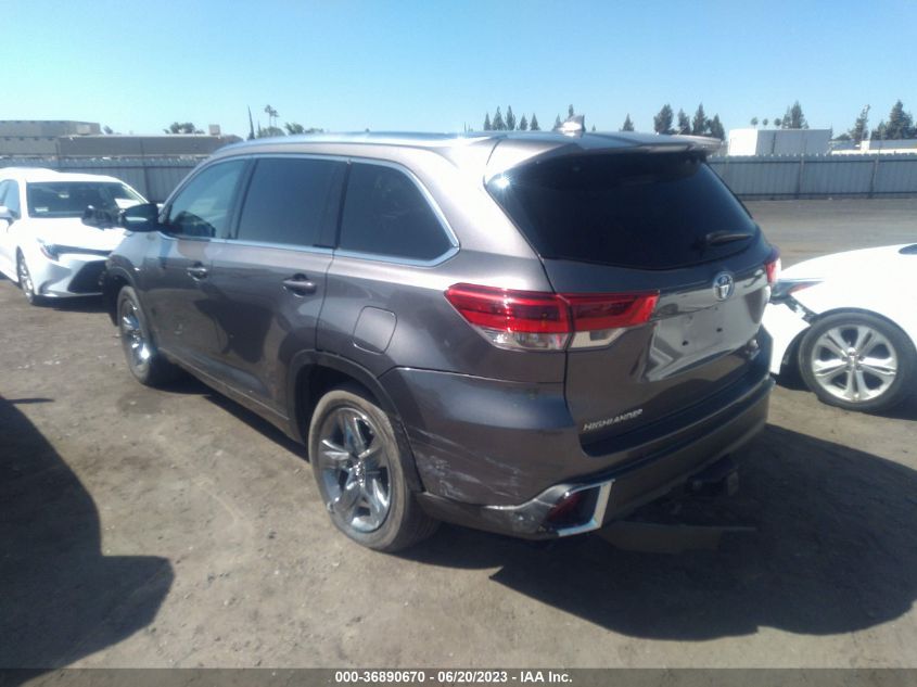 2018 TOYOTA HIGHLANDER LIMITED - 5TDYZRFH0JS268152