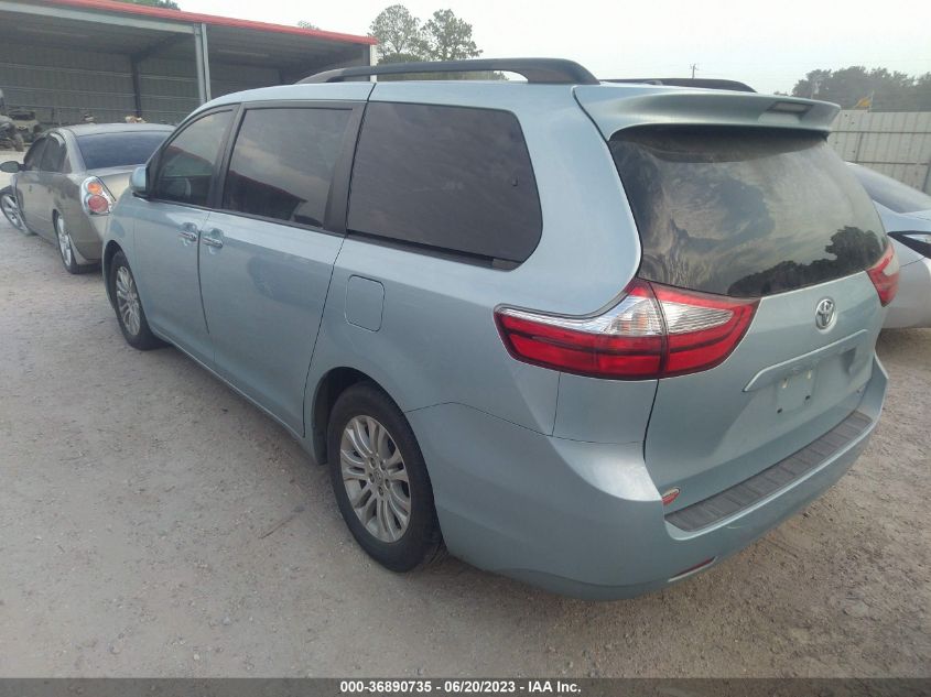 2016 TOYOTA SIENNA XLE/XLE AAS/LTD - 5TDYK3DC6GS707615