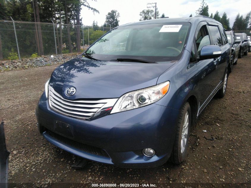 5TDDK3DC9ES094031 2014 TOYOTA SIENNA, photo no. 2