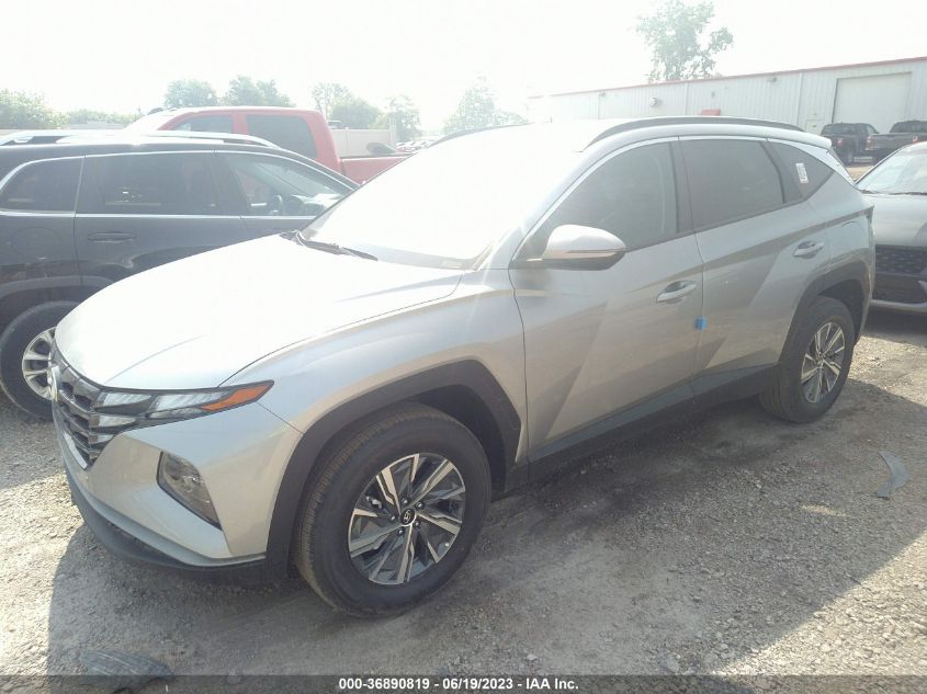 2023 HYUNDAI TUCSON HYBRID BLUE - KM8JBCA11PU115356