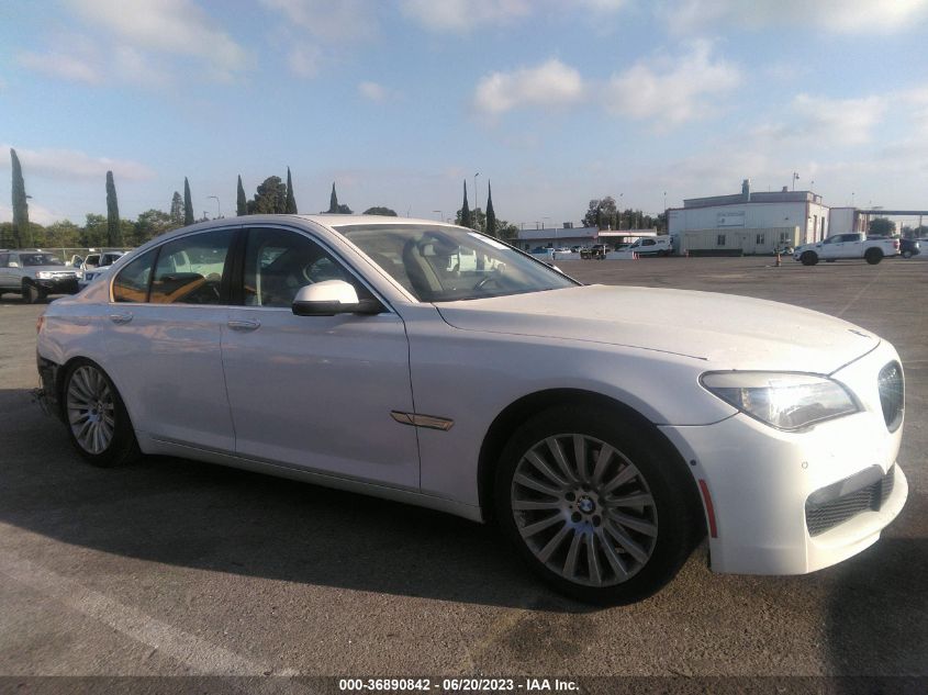 2013 BMW 7 SERIES 740I - WBAYA6C58DC994988