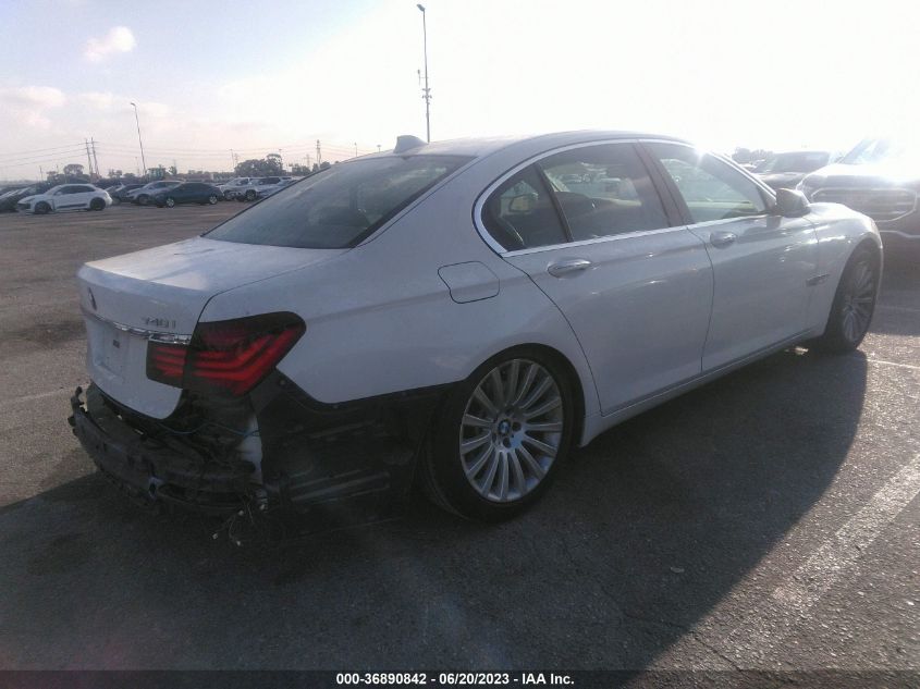 2013 BMW 7 SERIES 740I - WBAYA6C58DC994988