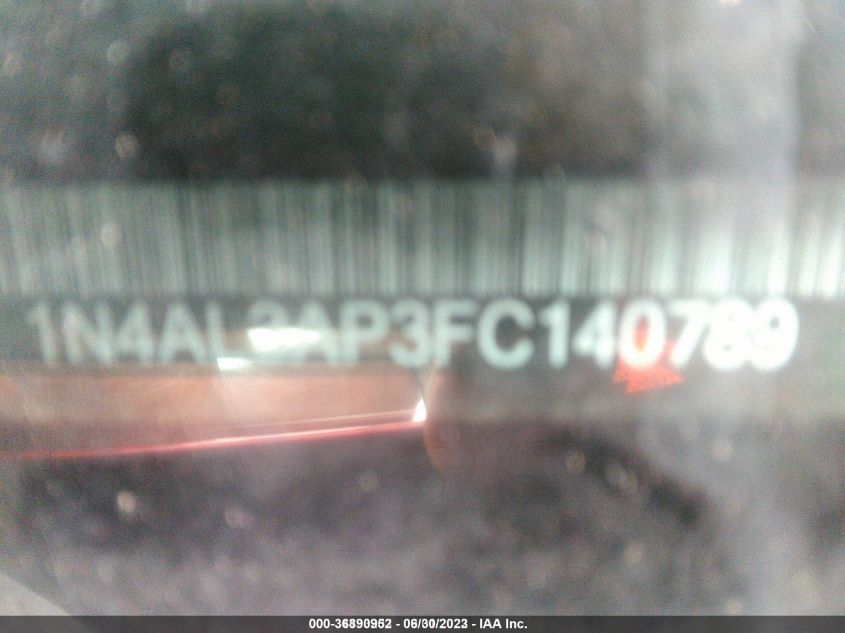 2015 NISSAN ALTIMA 2.5 S - 1N4AL3AP3FC140789