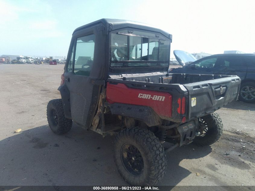 2018 CAN-AM DEFENDER XT CAB HD10 3JBUFAP44JK000319