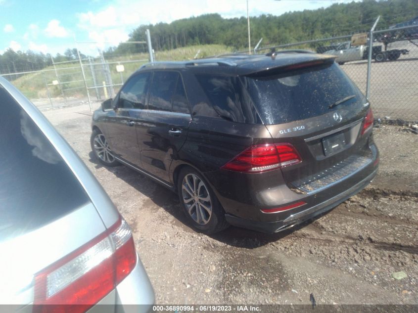 2016 MERCEDES-BENZ GLE GLE 350 - 4JGDA5HB0GA789736