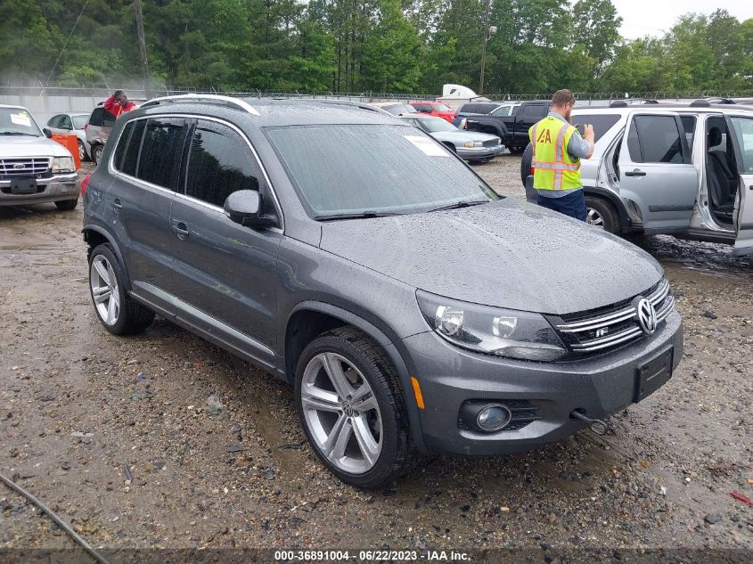 2016 VOLKSWAGEN TIGUAN R-LINE - WVGBV7AX0GW096536