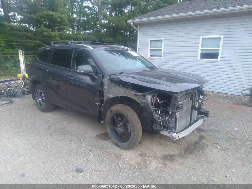 2021 TOYOTA HIGHLANDER HYBRID XLE - 5TDGBRCH4MS536774