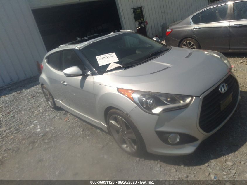 2014 HYUNDAI VELOSTER TURBO - KMHTC6AE5EU185966