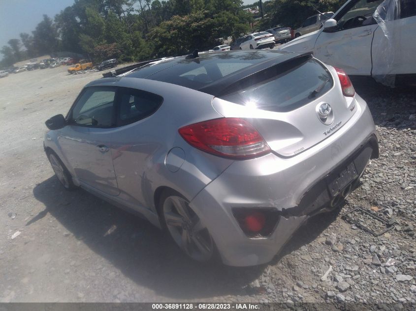 2014 HYUNDAI VELOSTER TURBO - KMHTC6AE5EU185966