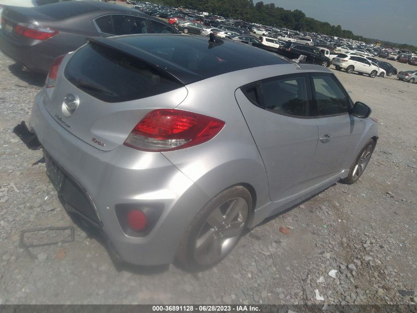 2014 HYUNDAI VELOSTER TURBO - KMHTC6AE5EU185966