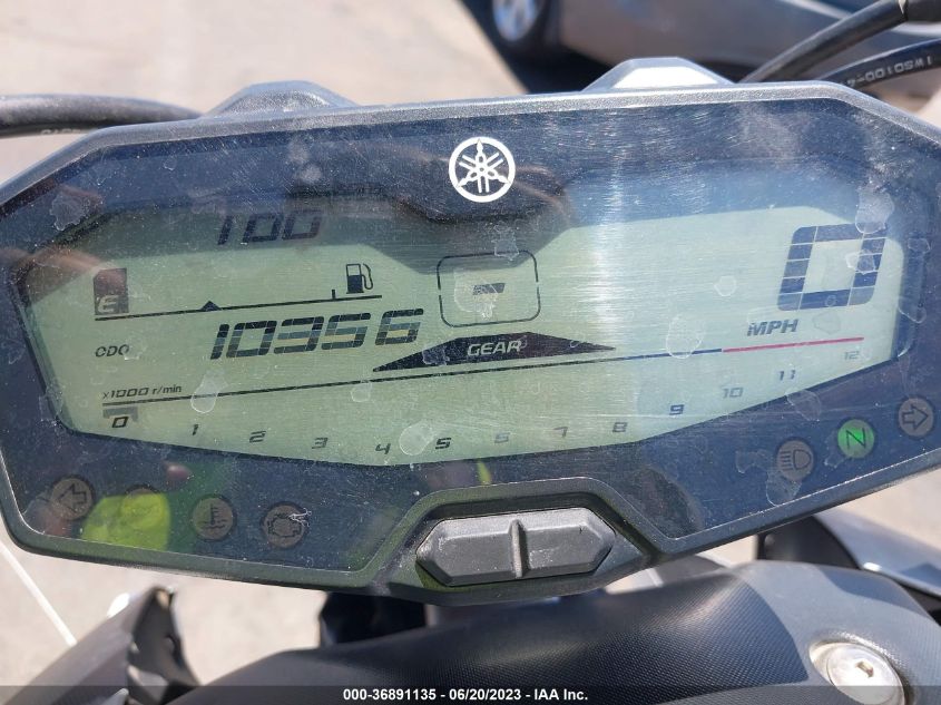 2015 YAMAHA FZ07 JYARM06E3FA003326