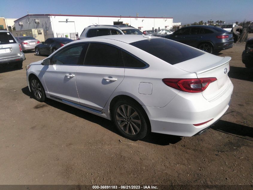 2017 HYUNDAI SONATA SPORT/LIMITED - 5NPE34AF7HH549989