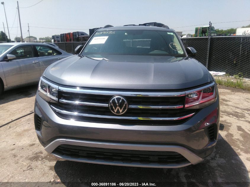 2022 VOLKSWAGEN ATLAS 3.6L V6 SE W/TECHNOLOGY - 1V2HR2CA6NC540448