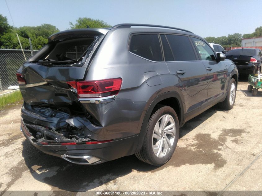 2022 VOLKSWAGEN ATLAS 3.6L V6 SE W/TECHNOLOGY - 1V2HR2CA6NC540448