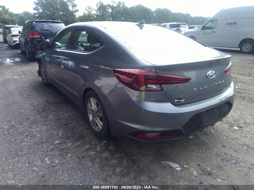 VIN 5NPD84LF9KH456778 2019 HYUNDAI ELANTRA SEL