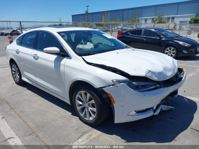 2016 CHRYSLER 200 C - 1C3CCCCB0GN175577