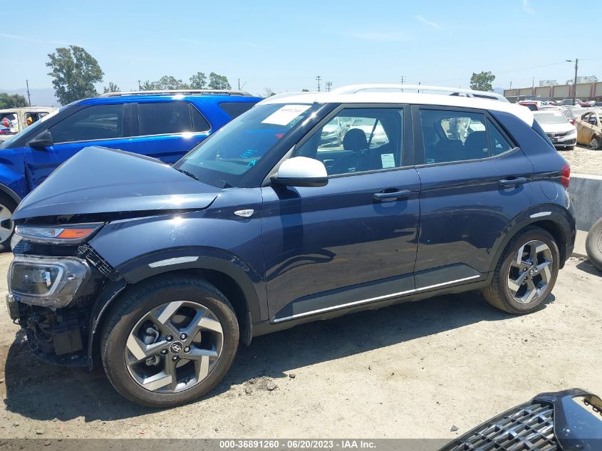 2022 HYUNDAI VENUE LIMITED - KMHRC8A34NU186580