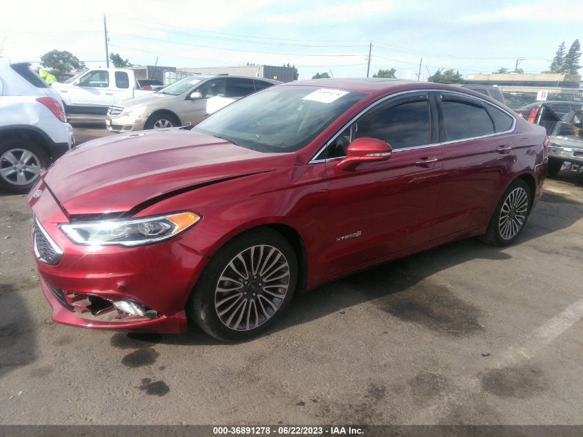 2017 FORD FUSION HYBRID - 3FA6P0RU4HR262617