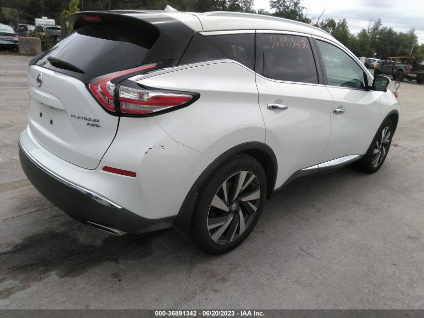 2015 NISSAN MURANO PLATINUM - 5N1AZ2MH9FN257560