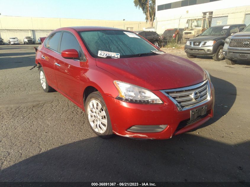 2013 NISSAN SENTRA SV - 3N1AB7AP0DL647870