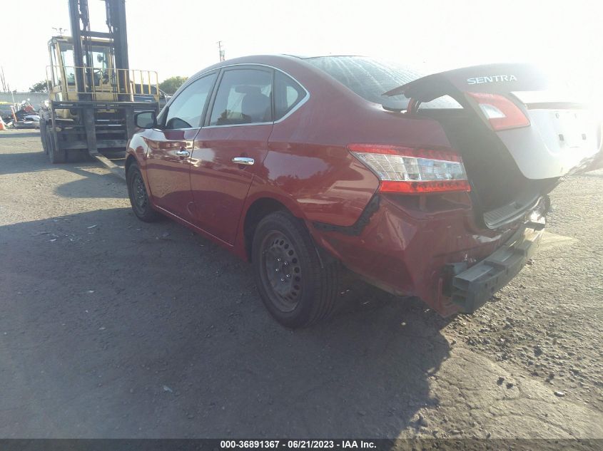 2013 NISSAN SENTRA SV - 3N1AB7AP0DL647870